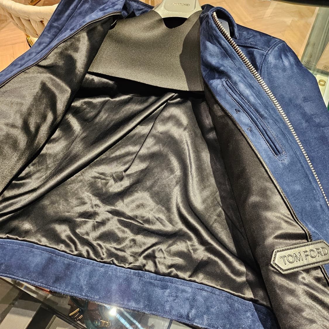 Tom Ford Tom Ford Leather Trimmed Cashmere Suede Blouson Jacket Size US M / EU 48-50 / 2 - 5 Thumbnail