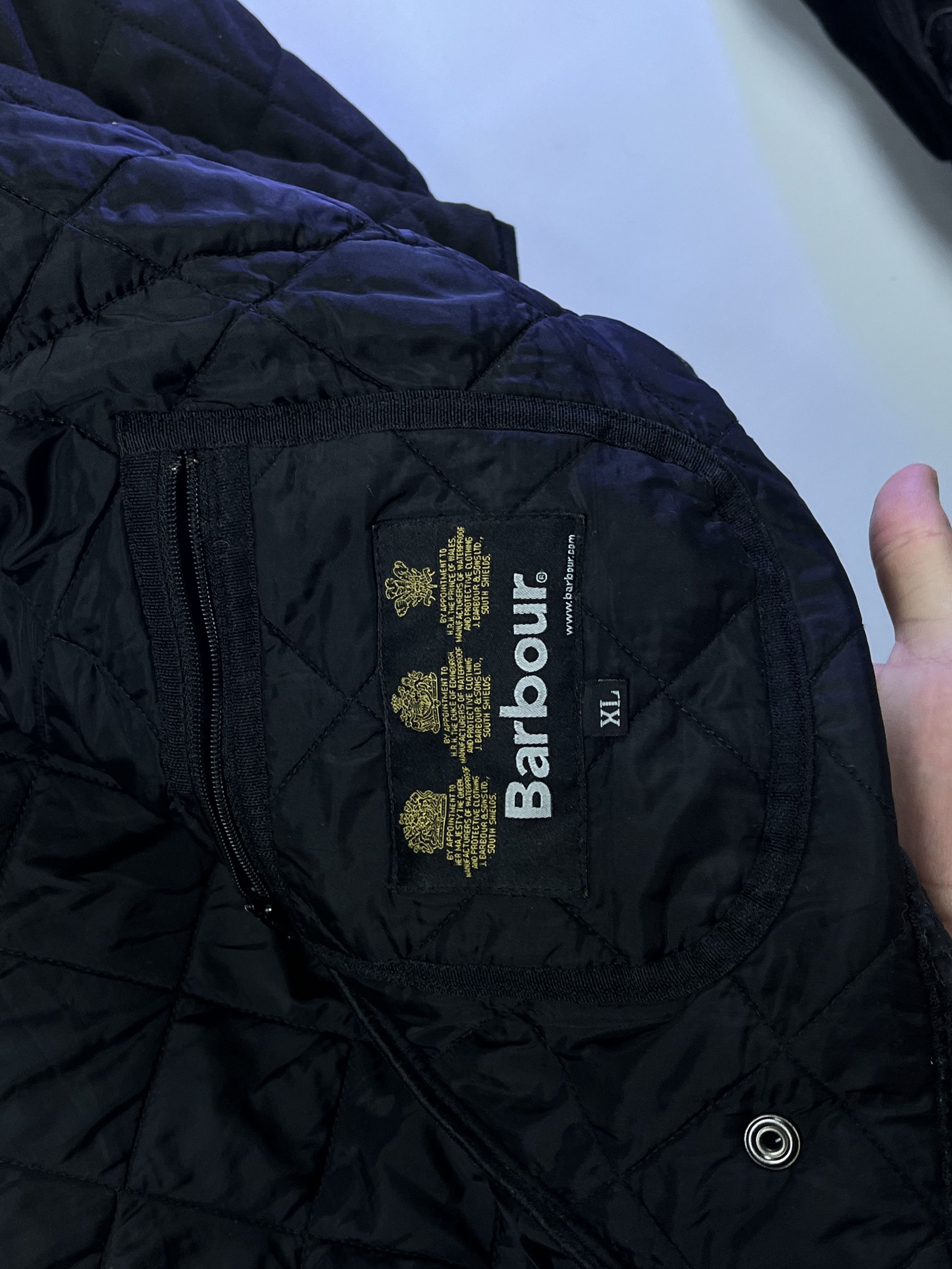 Barbour × Vintage 90s Vintage Barbour Quilted Jacket Size US XL / EU 56 / 4 - 4 Thumbnail
