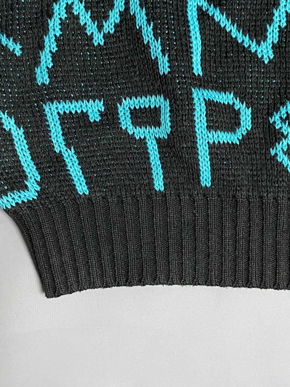 Other Vintage IN DESIGN Abstract Alphabet Acrylic Sweater USA Sz L Size US L / EU 52-54 / 3 - 19 Thumbnail
