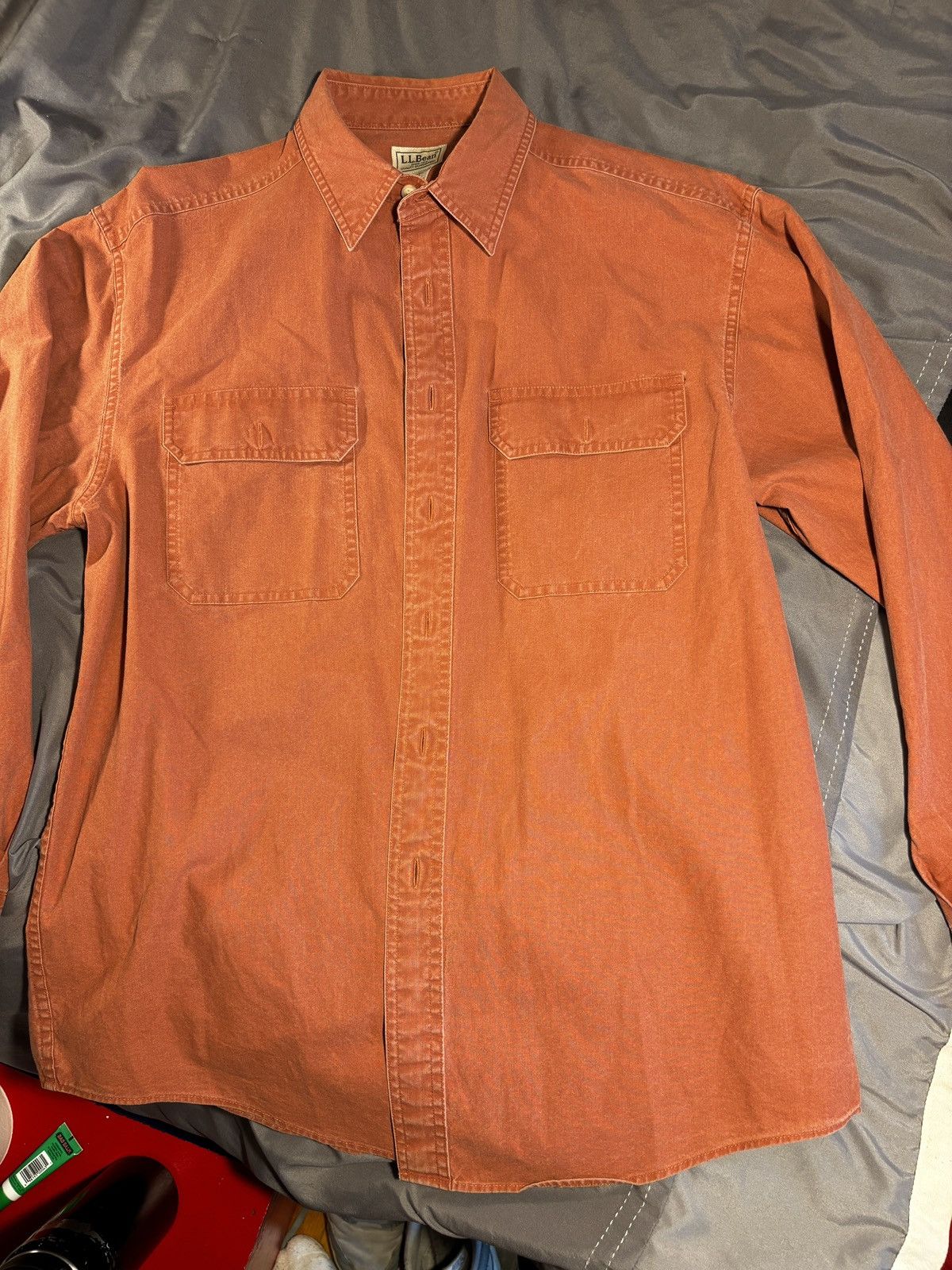 L.L. Bean × Vintage Vintage L.L. Bean button-up collared long sleeve Size US L / EU 52-54 / 3 - 1 Thumbnail