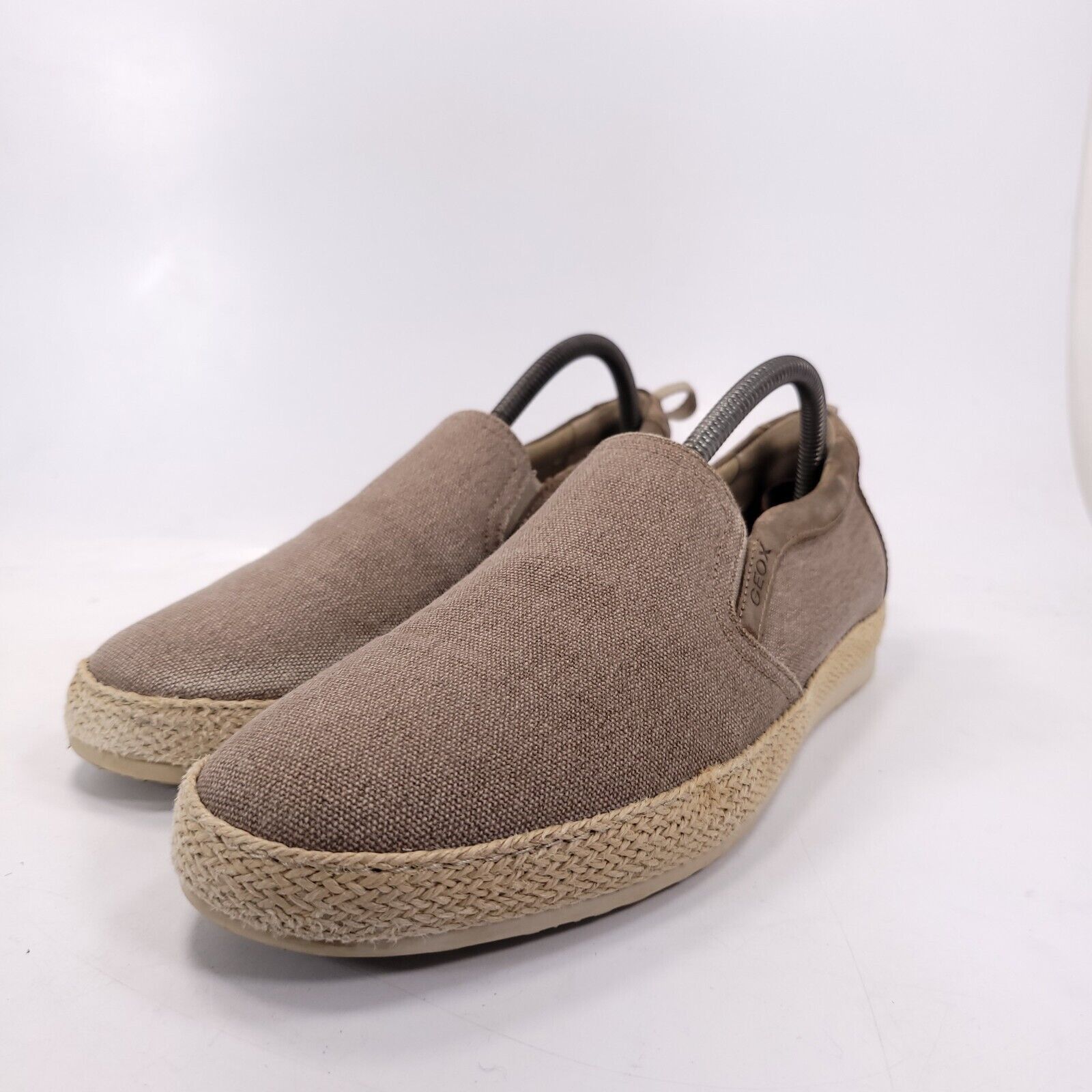 Geox Goex Espadrilles Flat Womens Size 10 40 U52B7B Brown Beige Size US 10 / IT 40 - 1 Thumbnail