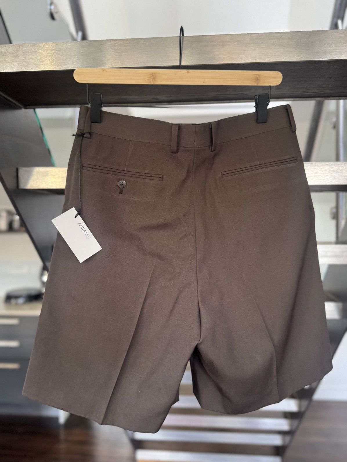 Auralee Light Wool Max Gabardine Shorts Size US 30 / EU 46 - 3 Thumbnail