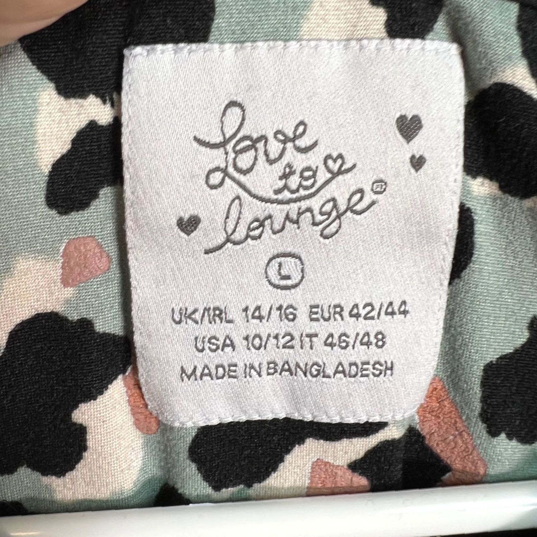 Vintage Love To Lounge Top Womens Large Leopard Print Green & Black Short Sleeve Pullover Cheetah Casual Size L / US 10 / IT 46 - 3 Thumbnail