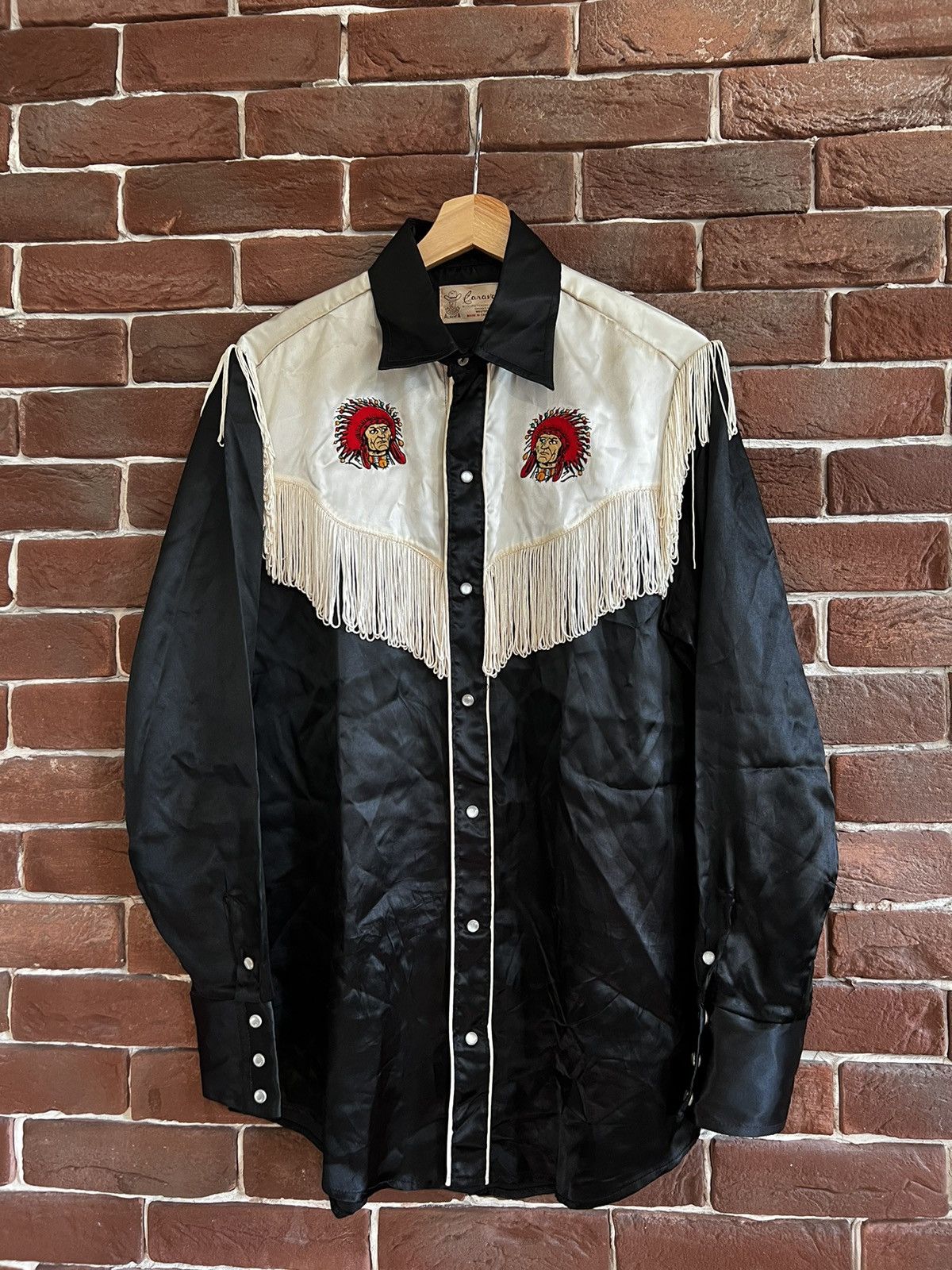 Other Vintage 80s Caravan Cowboy Western Button Up Shirt Hype Rare Size US M / EU 48-50 / 2 - 1 Thumbnail