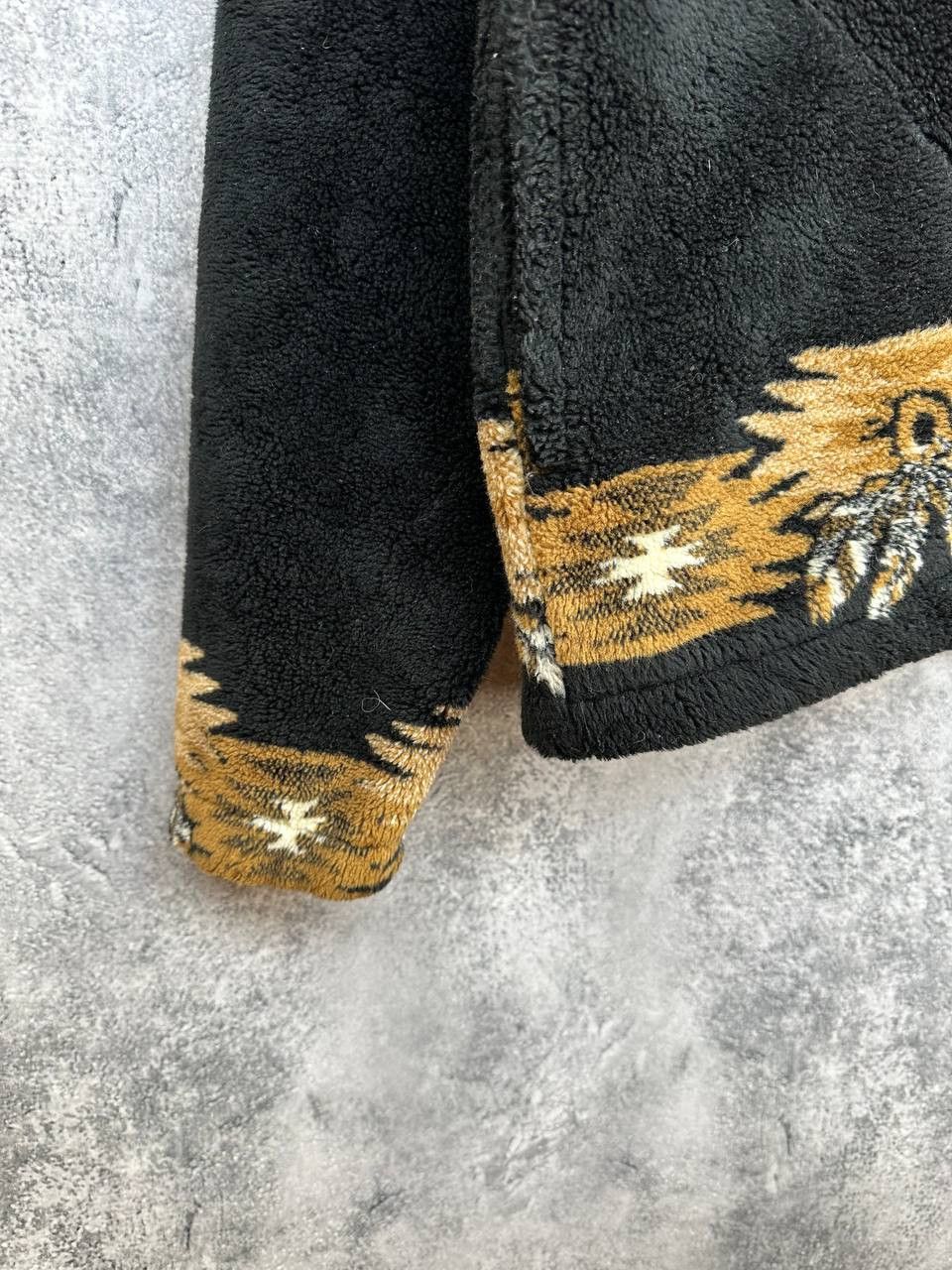 American Apparel Outback Trading Company "Bear" Native Pattern Fleece Jacket Size US L / EU 52-54 / 3 - 6 Thumbnail