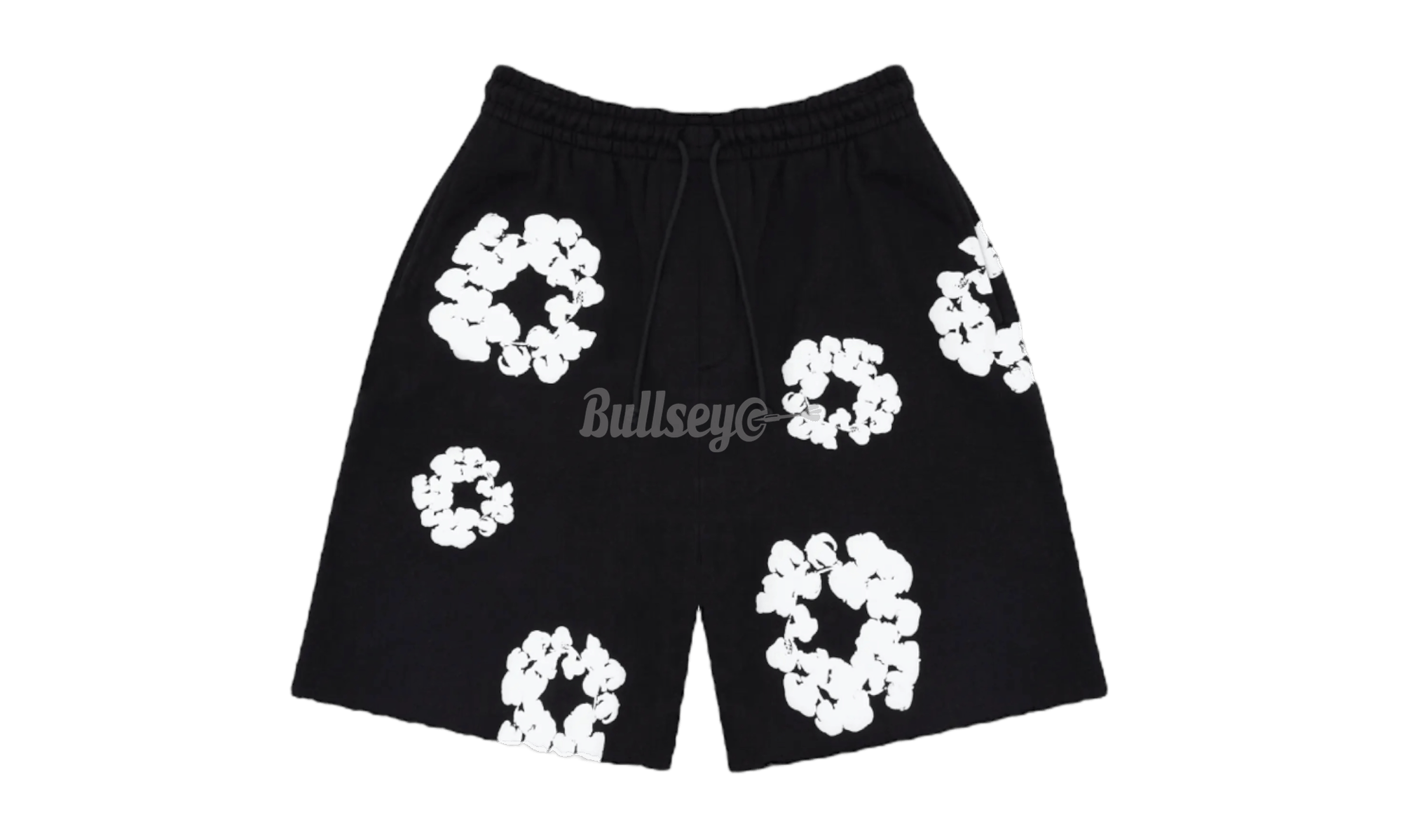 DENIM TEARS The Cotton Wreath Black Sweat Shorts Size US 36 / EU 52 - 1 Thumbnail