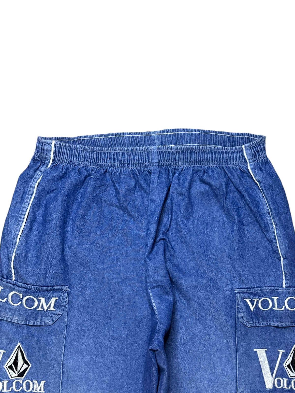 Volcom Vintage Volcom Elasticated Waist Baggy Cargo Sweats Size US 32 / EU 48 - 5 Thumbnail