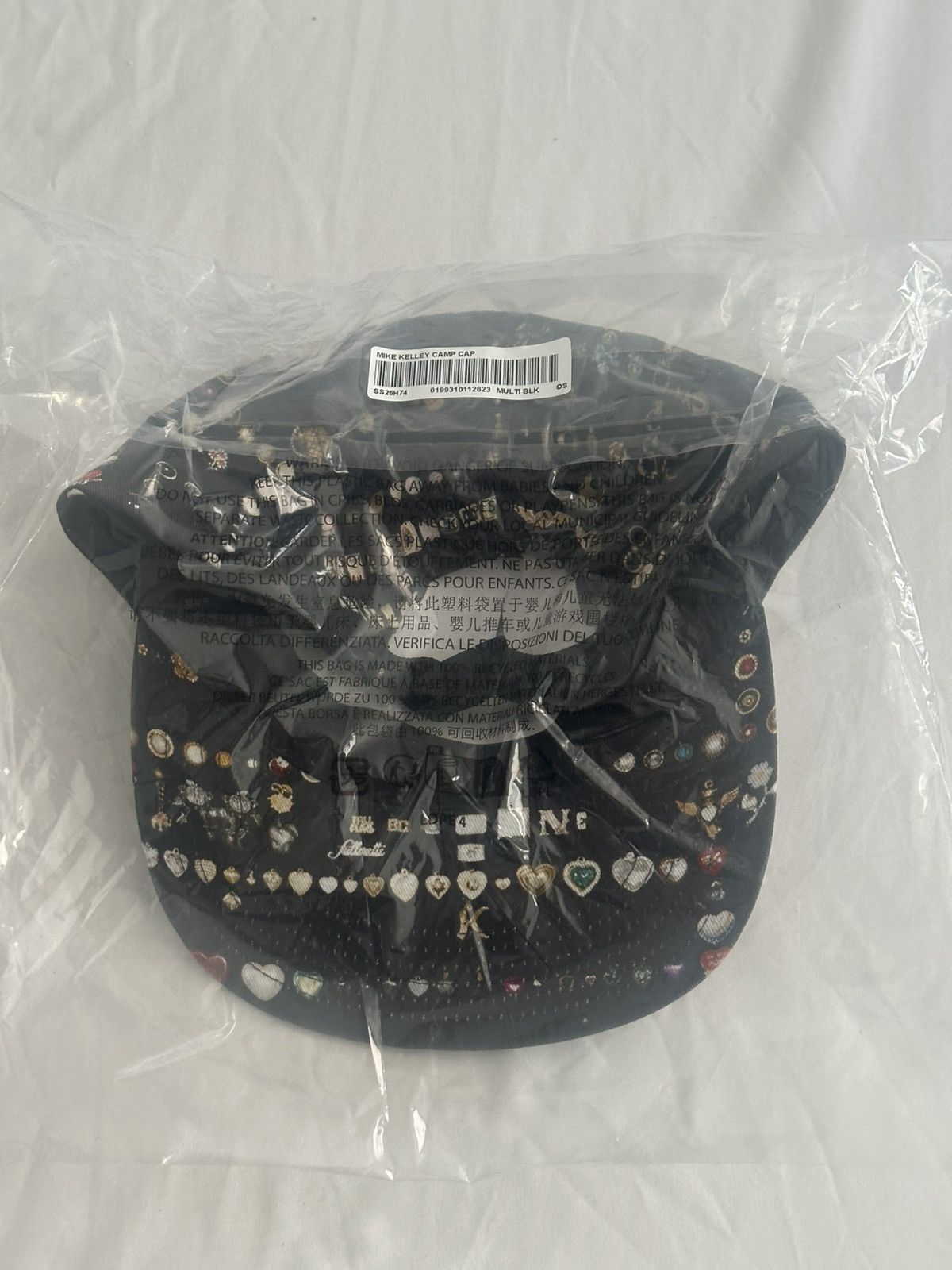 Supreme Supreme Mike Kelley Camp Cap Black Size ONE SIZE - 2 Thumbnail