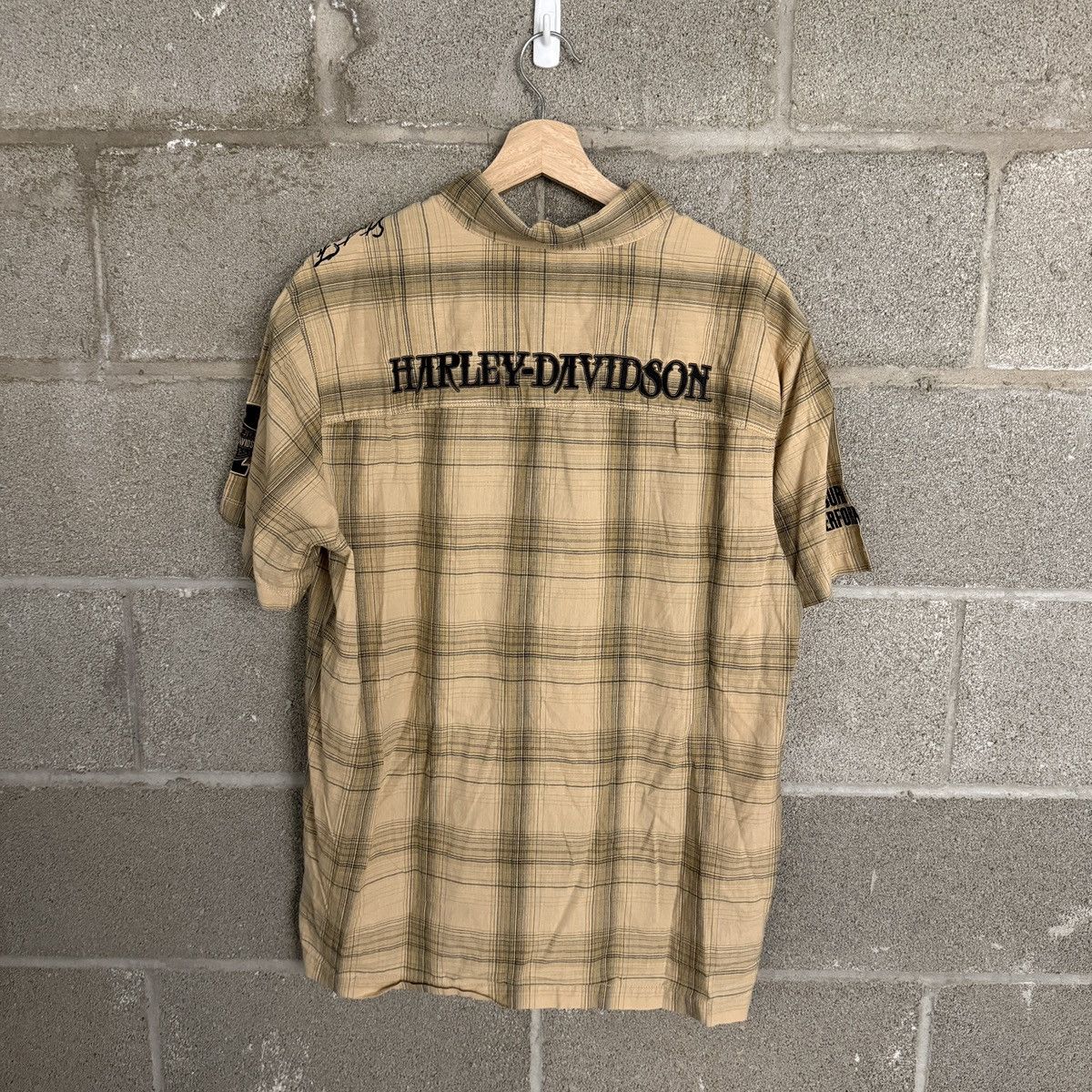 Harley Davidson Y2K Harley Davidson Plaid Button Up Biker Shirt Mens Medium Size US L / EU 52-54 / 3 - 2 Thumbnail