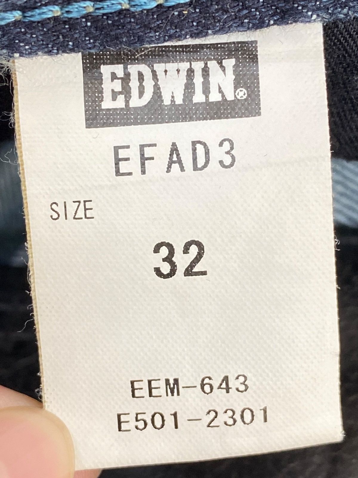 Edwin Edwin-Faded Wash Twisted Leg Style Wide Jeans Size US 32 / EU 48 - 13 Thumbnail