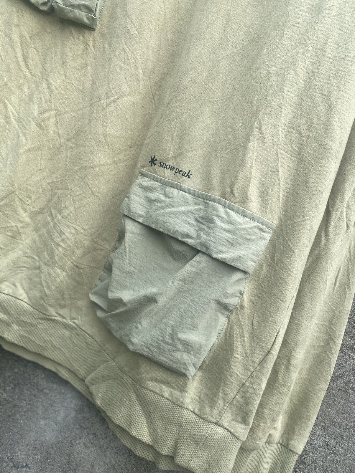 Japanese Brand × Snow Peak Sweater Snowpleak Pocket Size US XL / EU 56 / 4 - 7 Thumbnail
