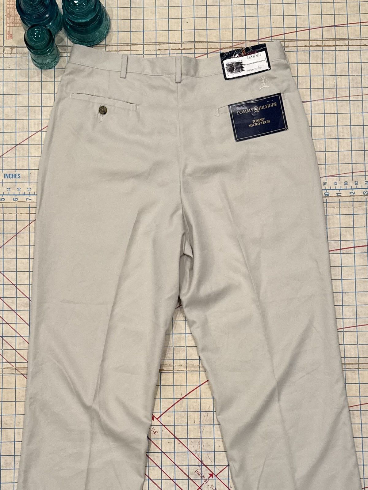 Tommy Hilfiger Vintage NWT Tommy Hilfiger Micro Tech Lightweight Pants 34 Size US 34 / EU 50 - 11 Thumbnail