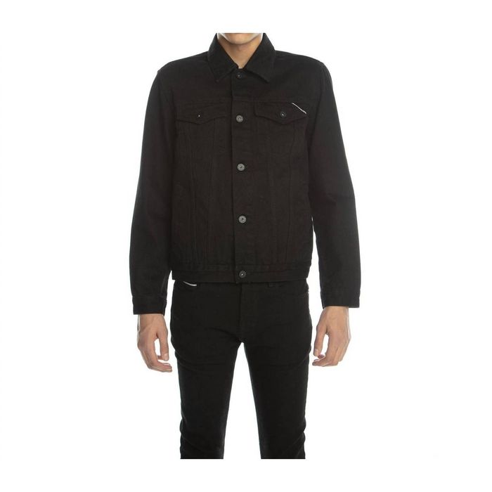 Cult Of Individuality Men's Core Type Ii Denim Jacket In Black Grailed