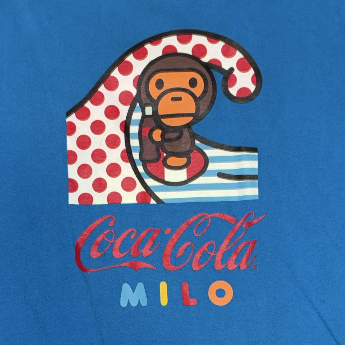 Bape × Coca Cola BAPE x Coca-Cola blue T-shirt Size XL Size US XL / EU 56 / 4 - 2 Thumbnail