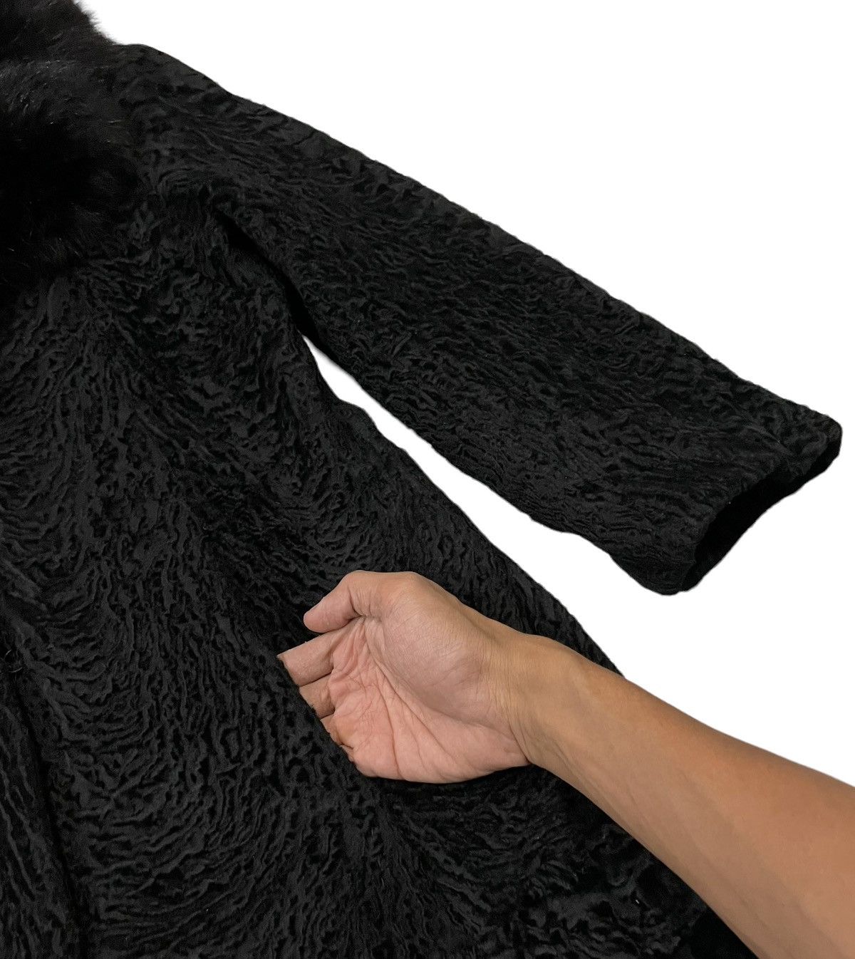 If Six Was Nine Vintage Bosque Fur Collection Hook Button Jacket Size S / US 4 / IT 40 - 9 Thumbnail
