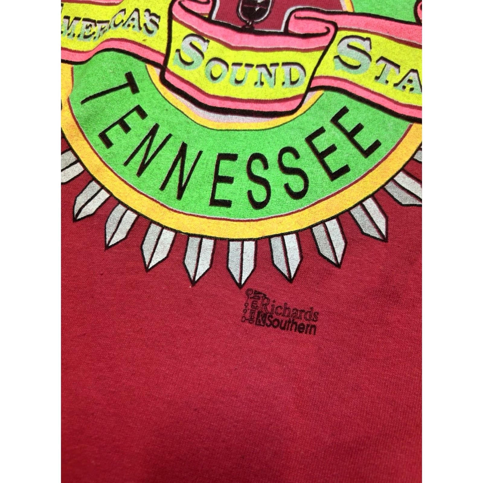 Fruit Of The Loom VINTAGE 90s Fruit of the Loom T-Shirt Nashville Tennessee Grand Ole Opry Pink XL Men Shirts 90s Size US XL / EU 56 / 4 - 3 Thumbnail
