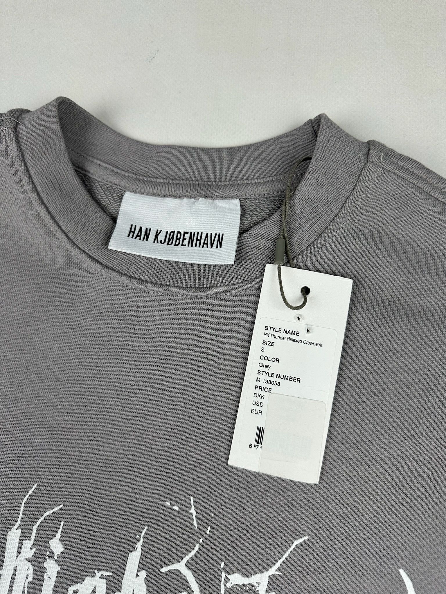 Han Kjobenhavn Han Kjobenhavn Sweatshirt Thunder Relaxed Creweck Size US S / EU 44-46 / 1 - 5 Thumbnail