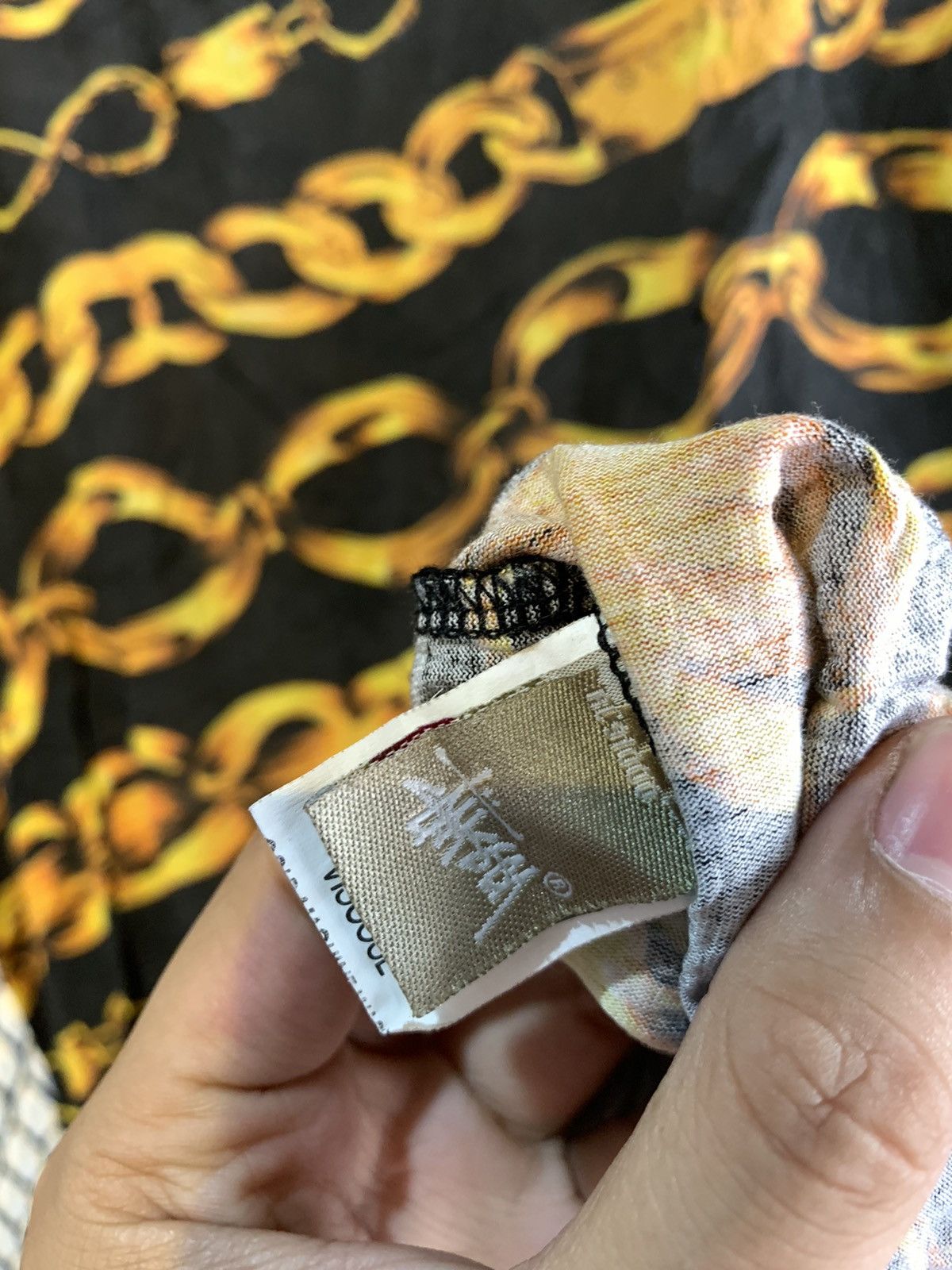 Stussy Stussy gold chain design sleveless Size US M / EU 48-50 / 2 - 6 Thumbnail