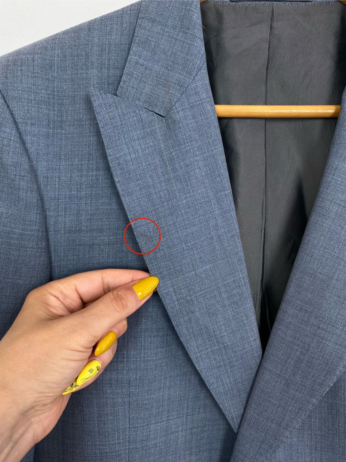 Yves Saint Laurent Yves Saint Laurent Suit Set Pants + Vest + Jacket Blue dress Size 50R - 17 Thumbnail