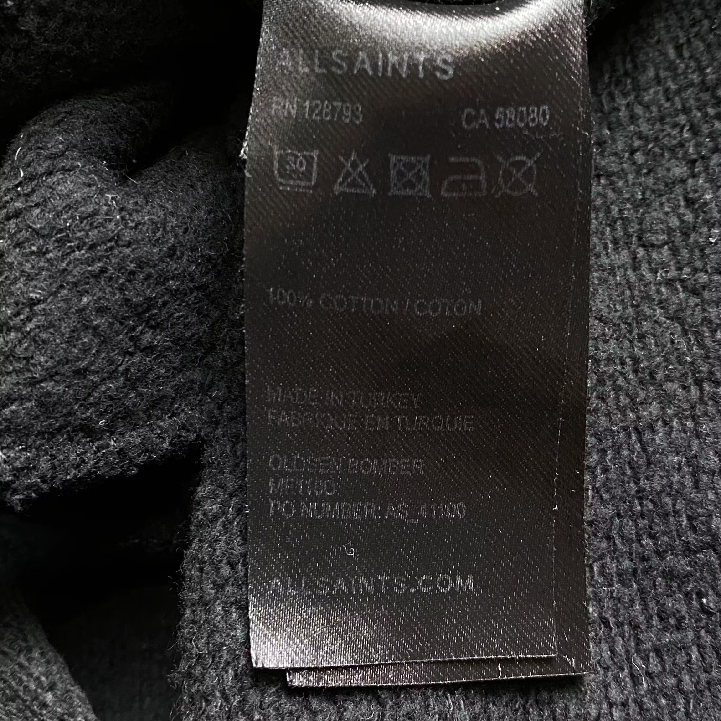 Allsaints Mens Sweatshirt Allsaints Full Zip Size S Size US S / EU 44-46 / 1 - 5 Thumbnail