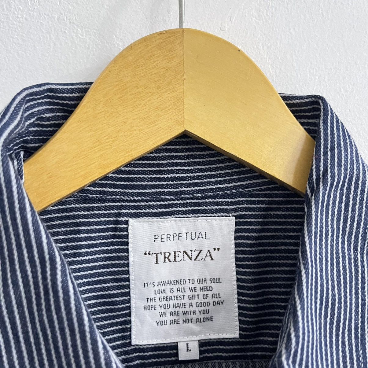 Issey Miyake Trenza - Striped With Iconic Pocket Shirt Size US L / EU 52-54 / 3 - 3 Thumbnail