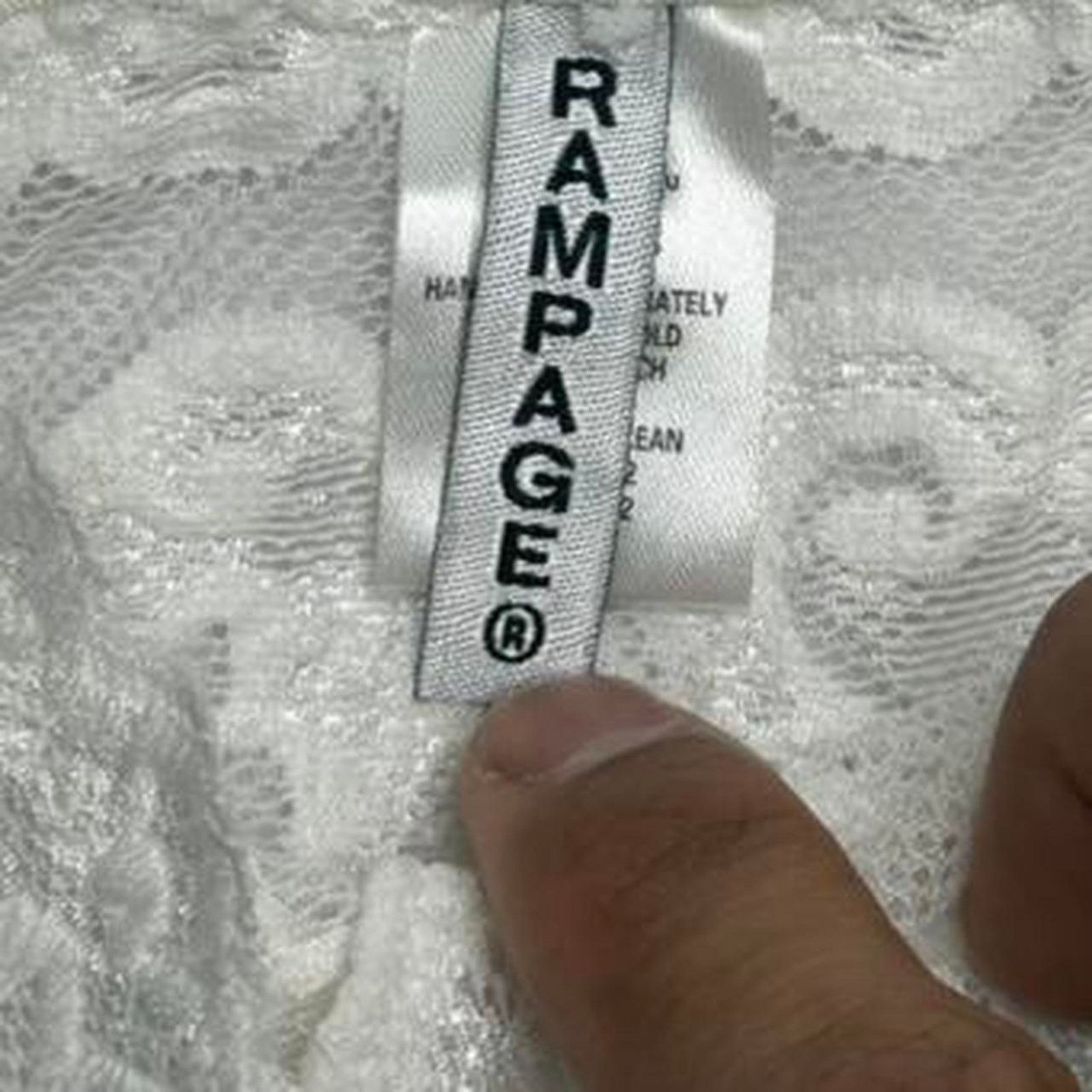 Other White lace sheer Rampage mini dress With straps size medium Size M / US 6-8 / IT 42-44 - 5 Thumbnail