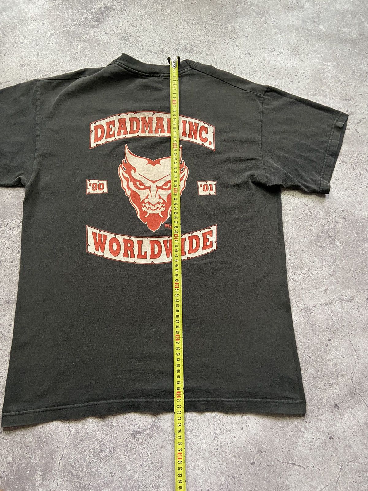 WWF The Undertaker DeadMan Inc. Vintage 2001 WWF Wrestling Shirt Size US L / EU 52-54 / 3 - 8 Thumbnail