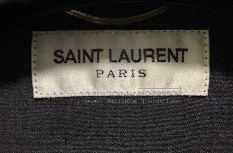 Saint Laurent Paris Saint Laurent Paris Carbon Black Double Pocket Cat-Eye扣But Size US L / EU 52-54 / 3 - 3 Thumbnail