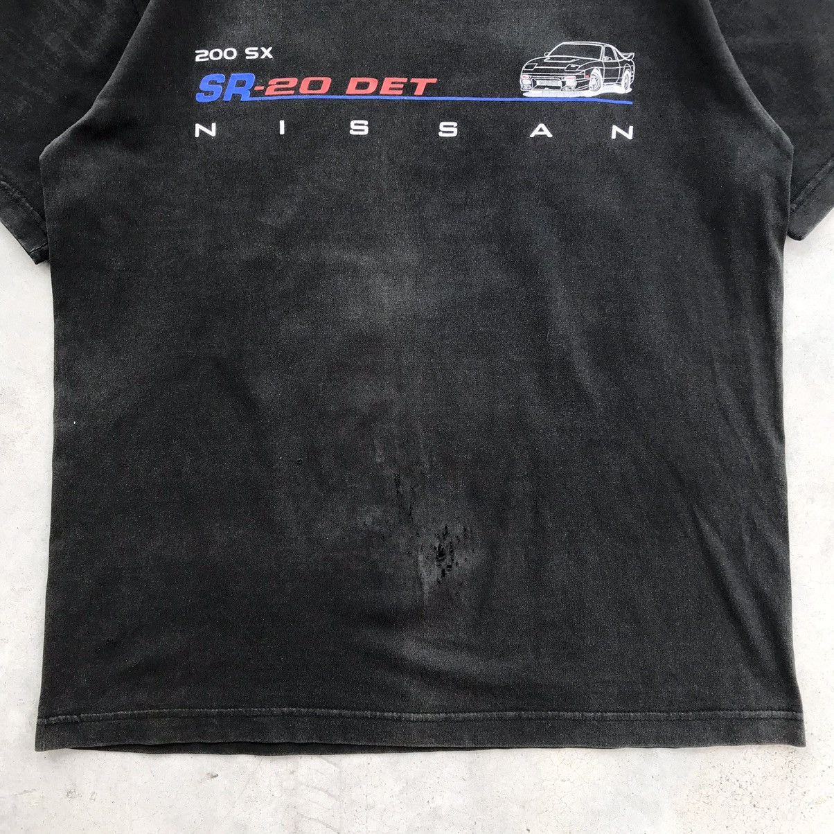 Japanese Brand 2000's Full Scale JDM - Nissan 200 SX Distressed T-Shirt Size US M / EU 48-50 / 2 - 7 Thumbnail