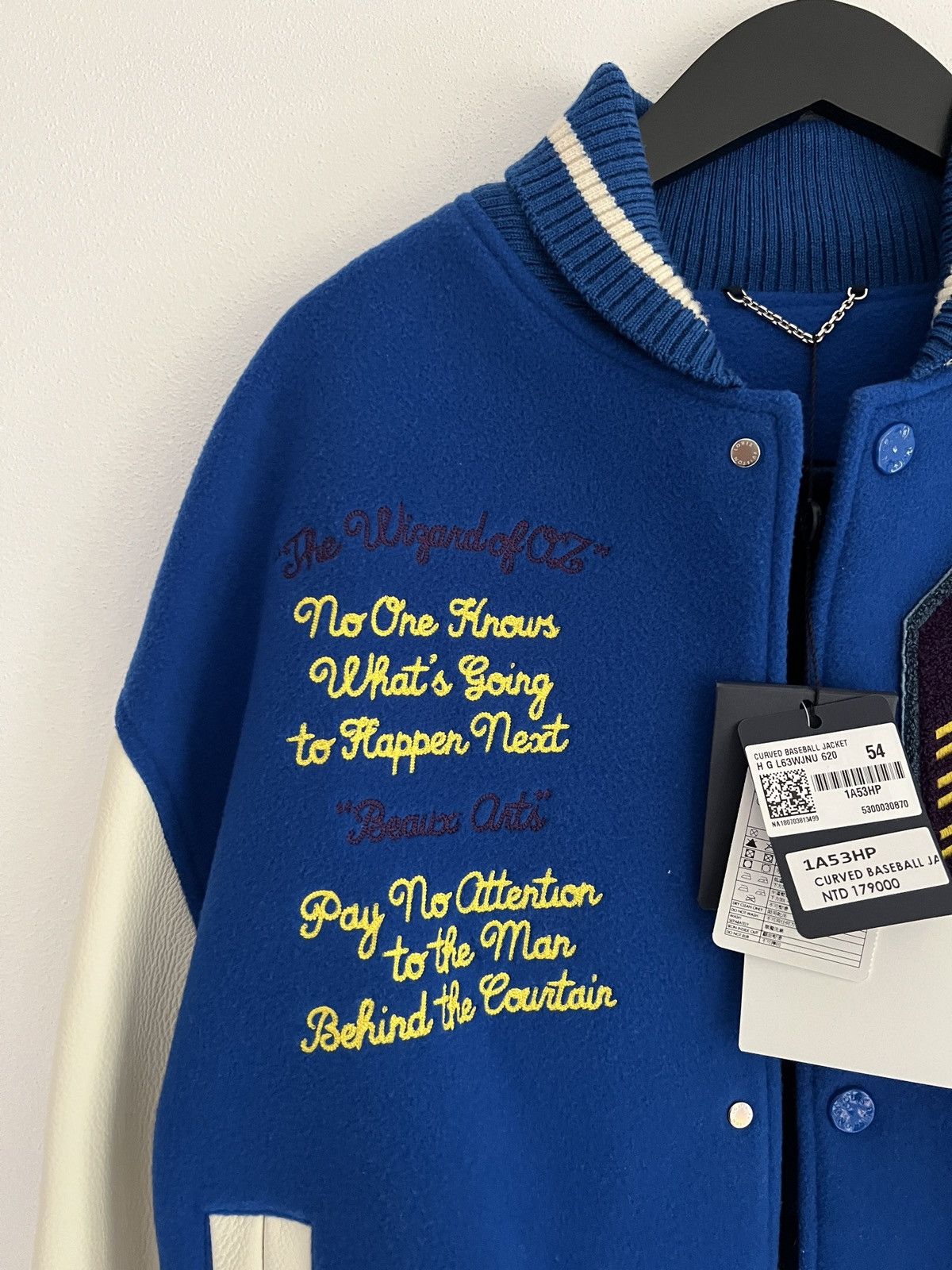 Louis Vuitton Wizard of OZ SS19 Plain Rainbow Varsity Jacket - EU 54 Size US L / EU 52-54 / 3 - 3 Thumbnail