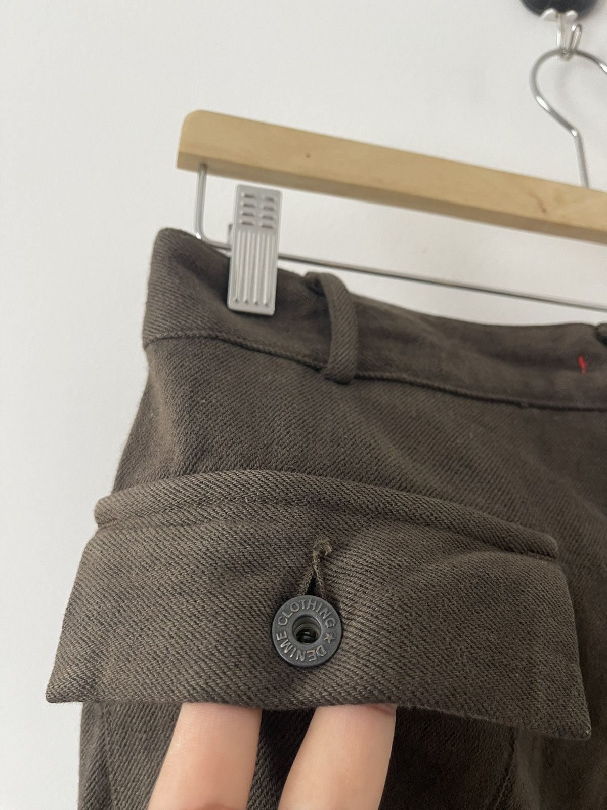 Denime Rare Vintage DENIME Union Made Wool Flap Pocket Button Fly Size US 29 - 3 Thumbnail