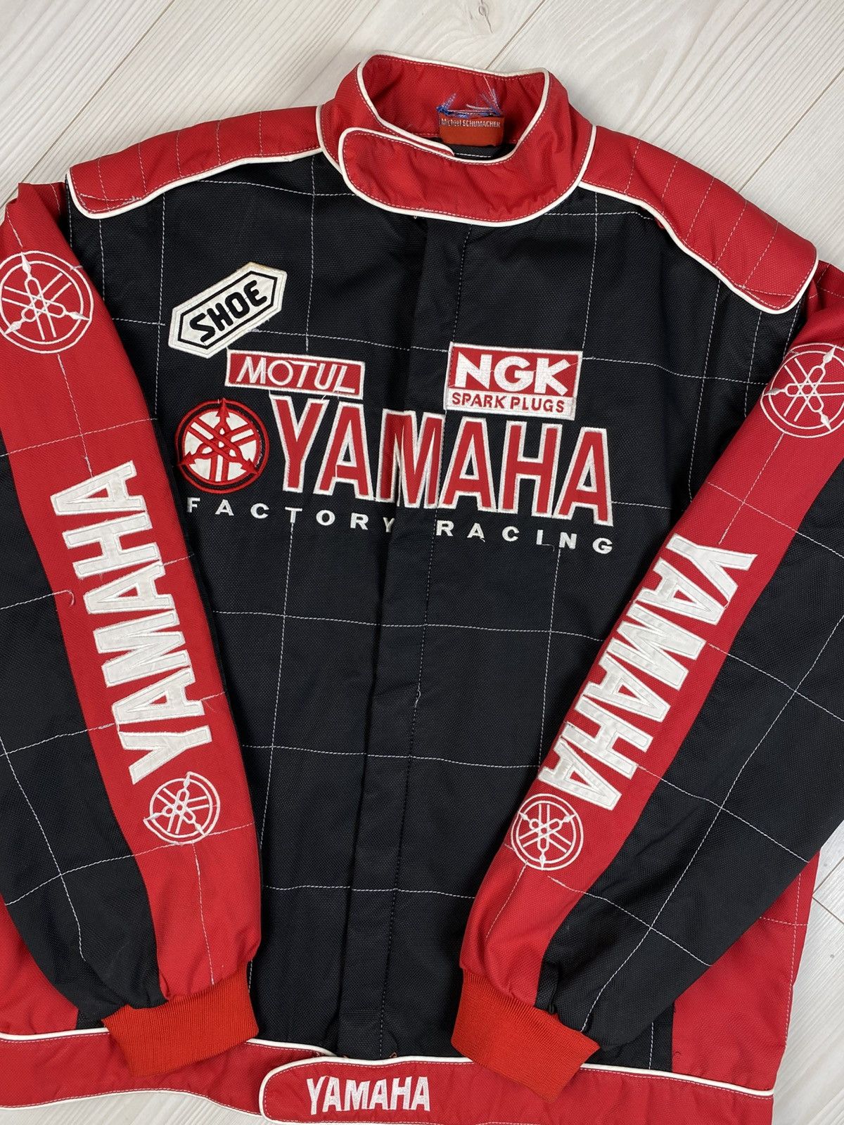 Formula 1 × Vintage × Yamaha Rare vintage racing jacket Yamaha formula1 schumacher y2k Size US L / EU 52-54 / 3 - 6 Thumbnail