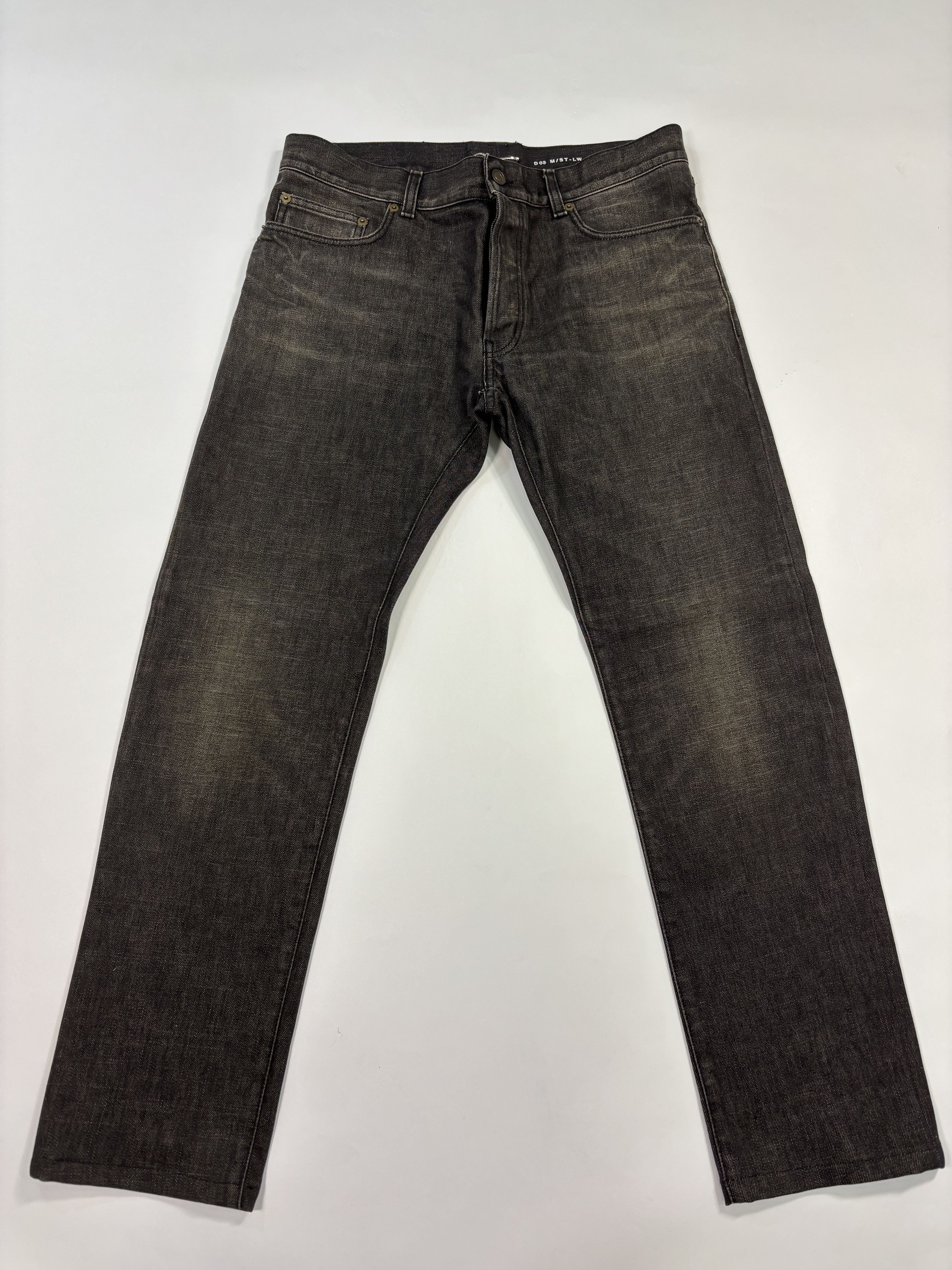 Saint Laurent Paris Saint Laurent Faded Black Pants Size US 34 / EU 50 - 1 Thumbnail