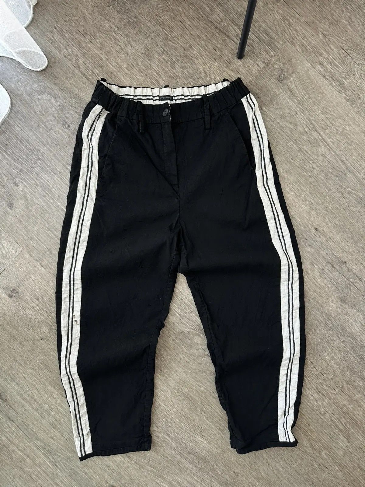 Japanese Brand Vintage Annette Gotz Black Women Distressed Pants Size US 30 / EU 46 - 1 Thumbnail