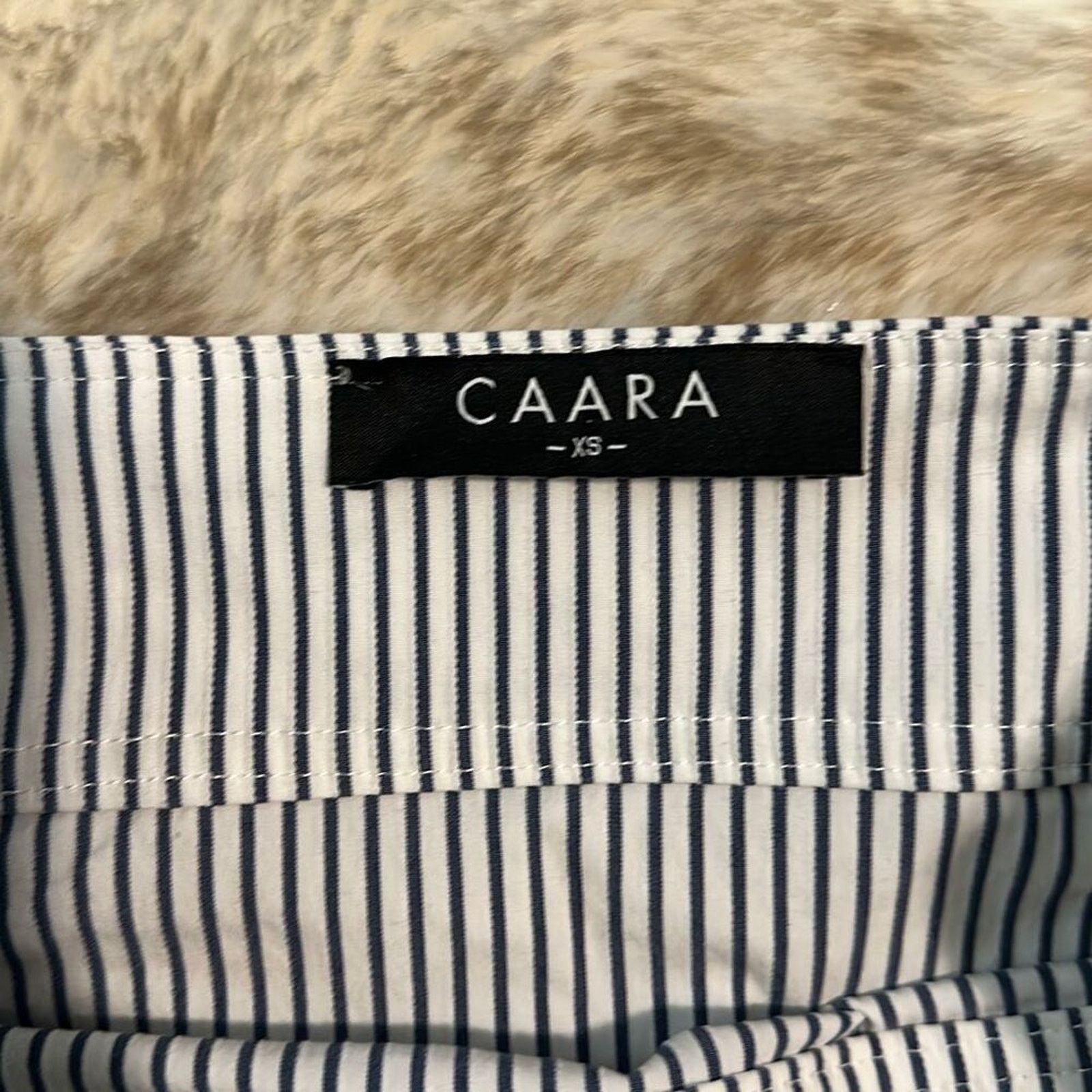 Other Caara Blue and White Striped Blouse | Sz XS Size XS / US 0-2 / IT 36-38 - 3 Thumbnail