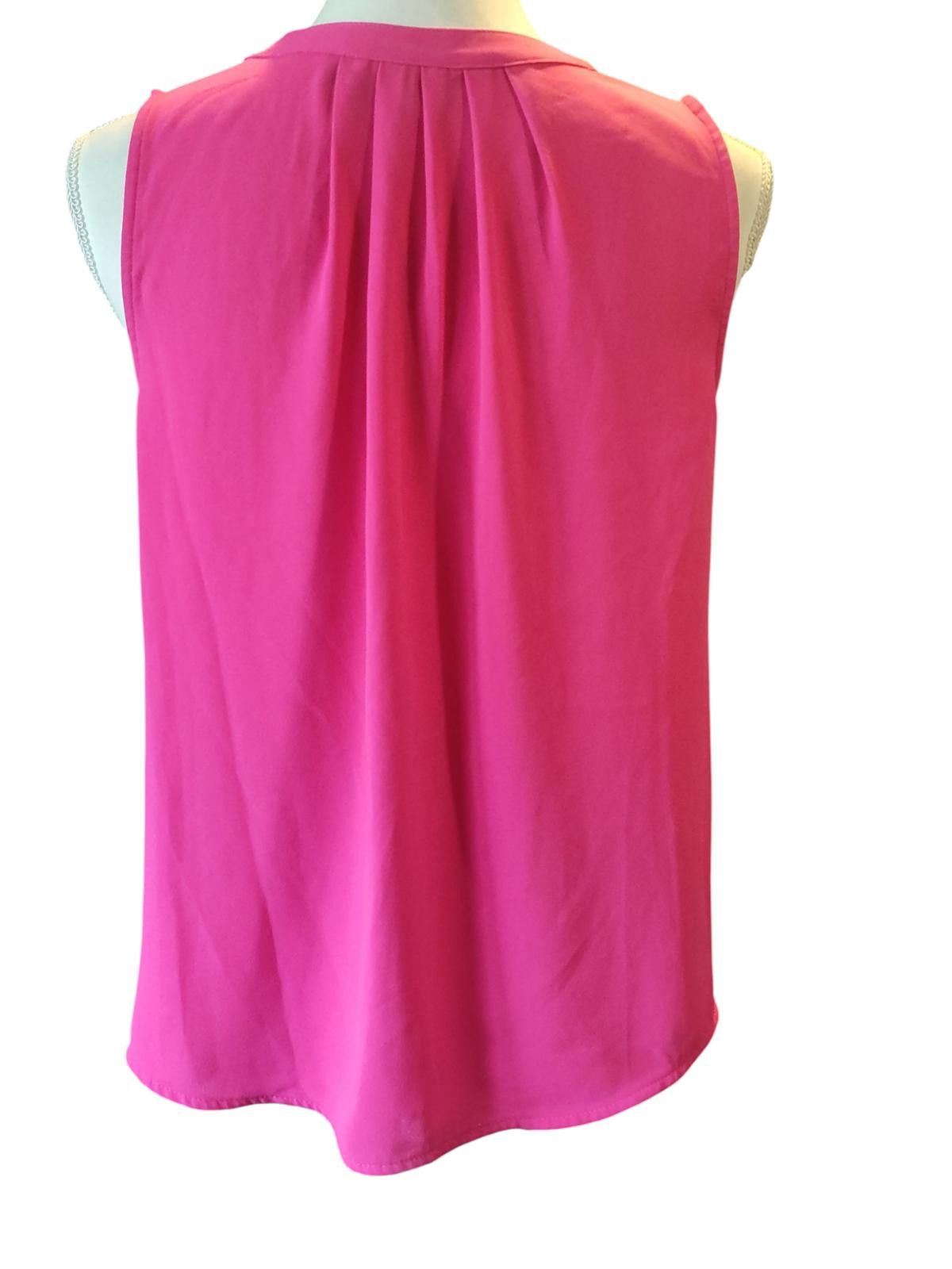 Apt. 9 Apt 9 Essentials Women's Pink Petite PM Sleeveless Blouse Size M / US 6-8 / IT 42-44 - 5 Thumbnail