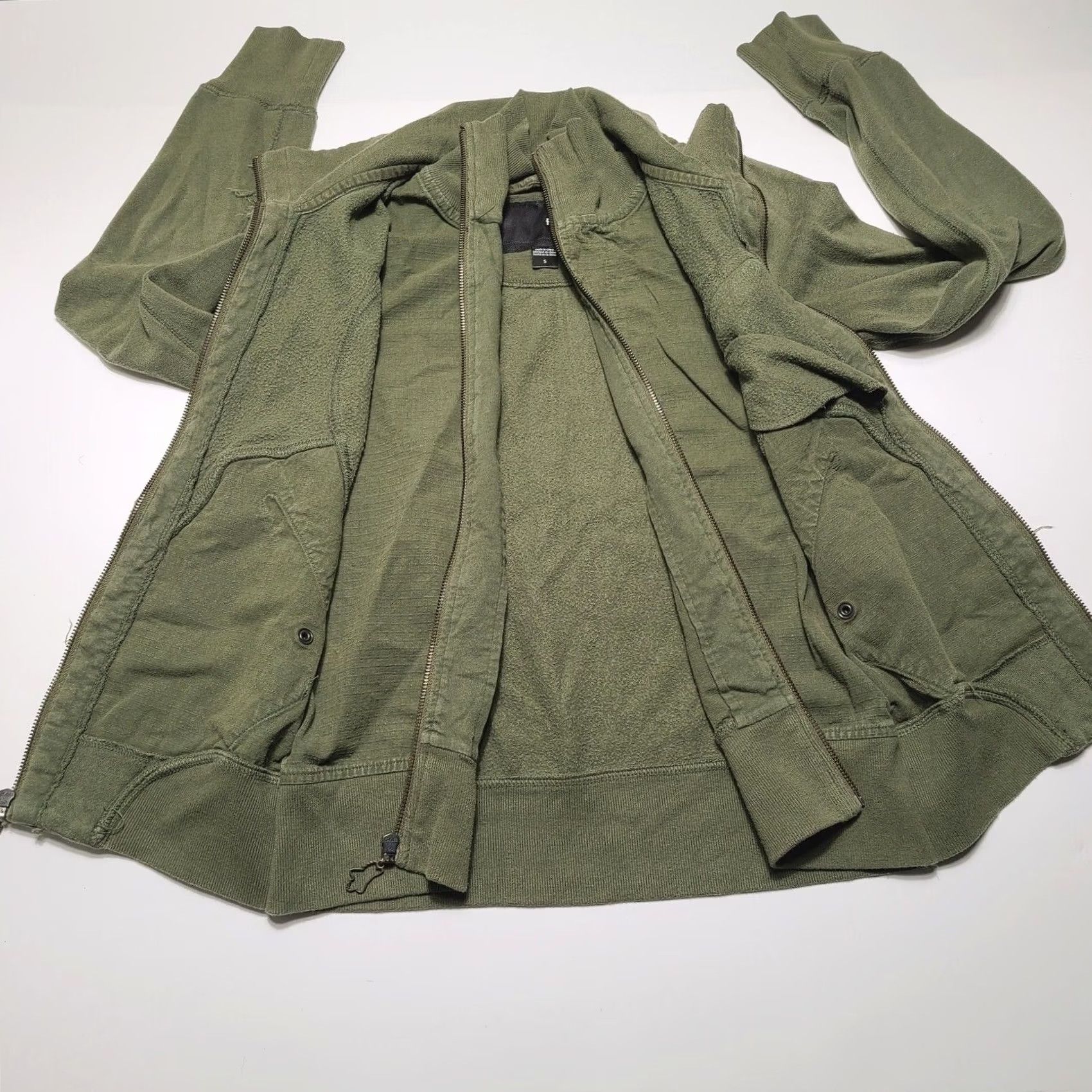 Fox Racing Fox Racing Moto-X Jacket Sweater Full Zip Olive Green Women's Size Small Size S / US 4 / IT 40 - 4 Thumbnail