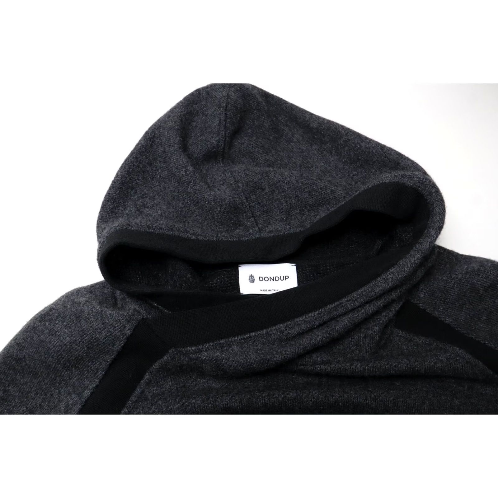 Dondup DONDUP Hoodie Men's XL Wool Blend Pullover Tensile Dark Grey Size US XL / EU 56 / 4 - 4 Thumbnail
