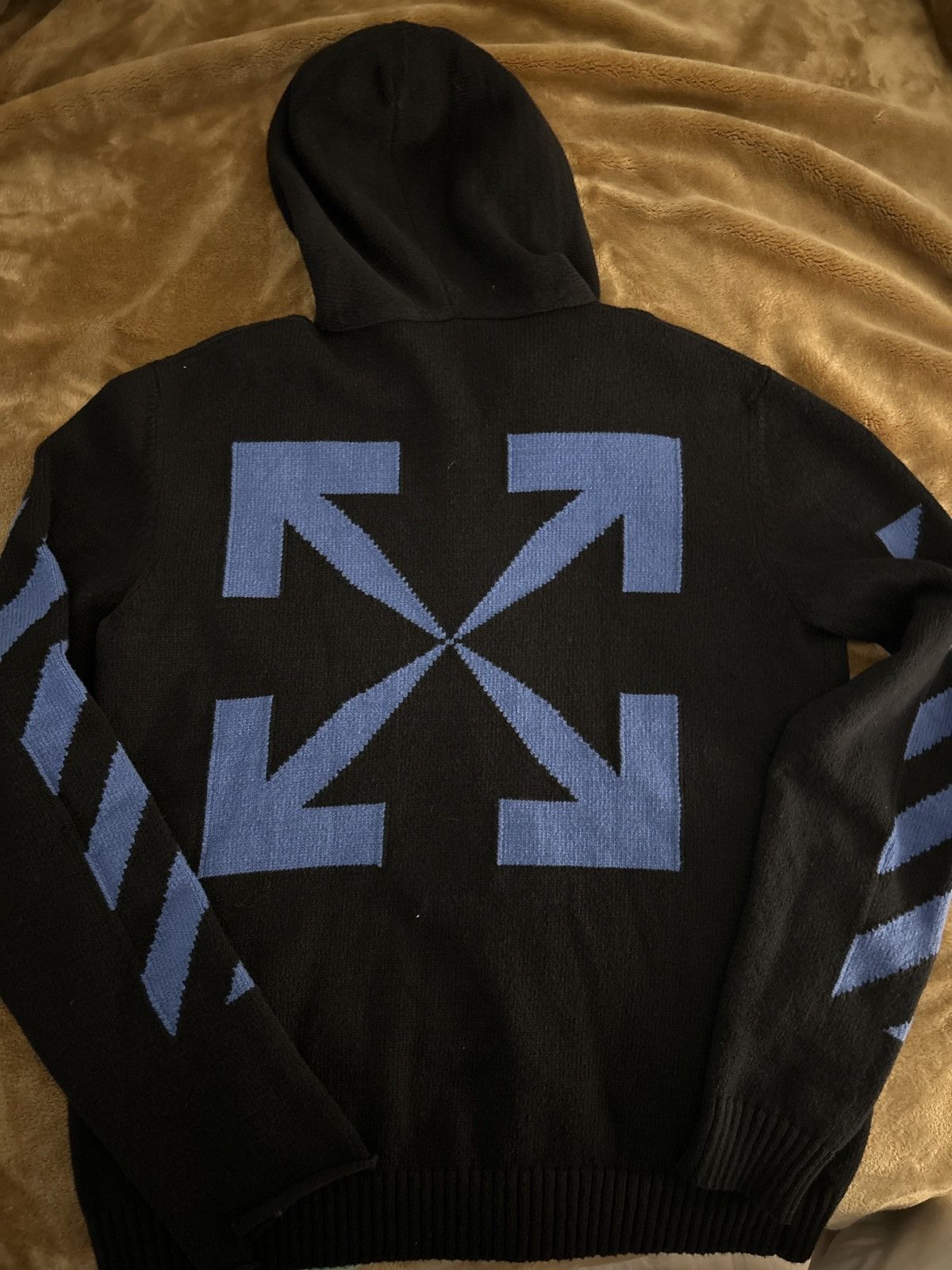 image of Off White Hoodie in Black, Men's (Size XL)