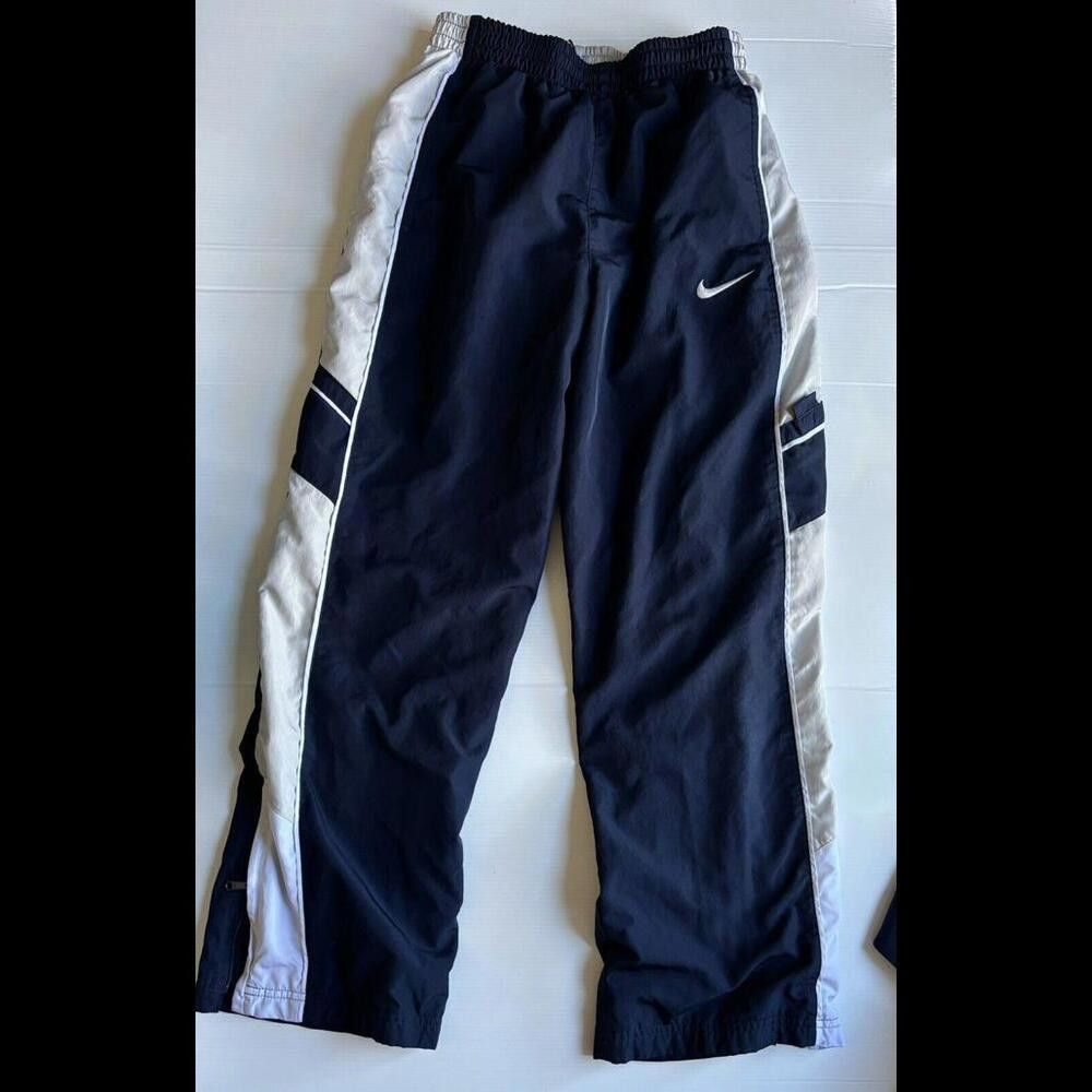 Nike Nike Boys Athletic Pants Size Medium 381520-451 Navy / White Size ONE SIZE - 1 Thumbnail
