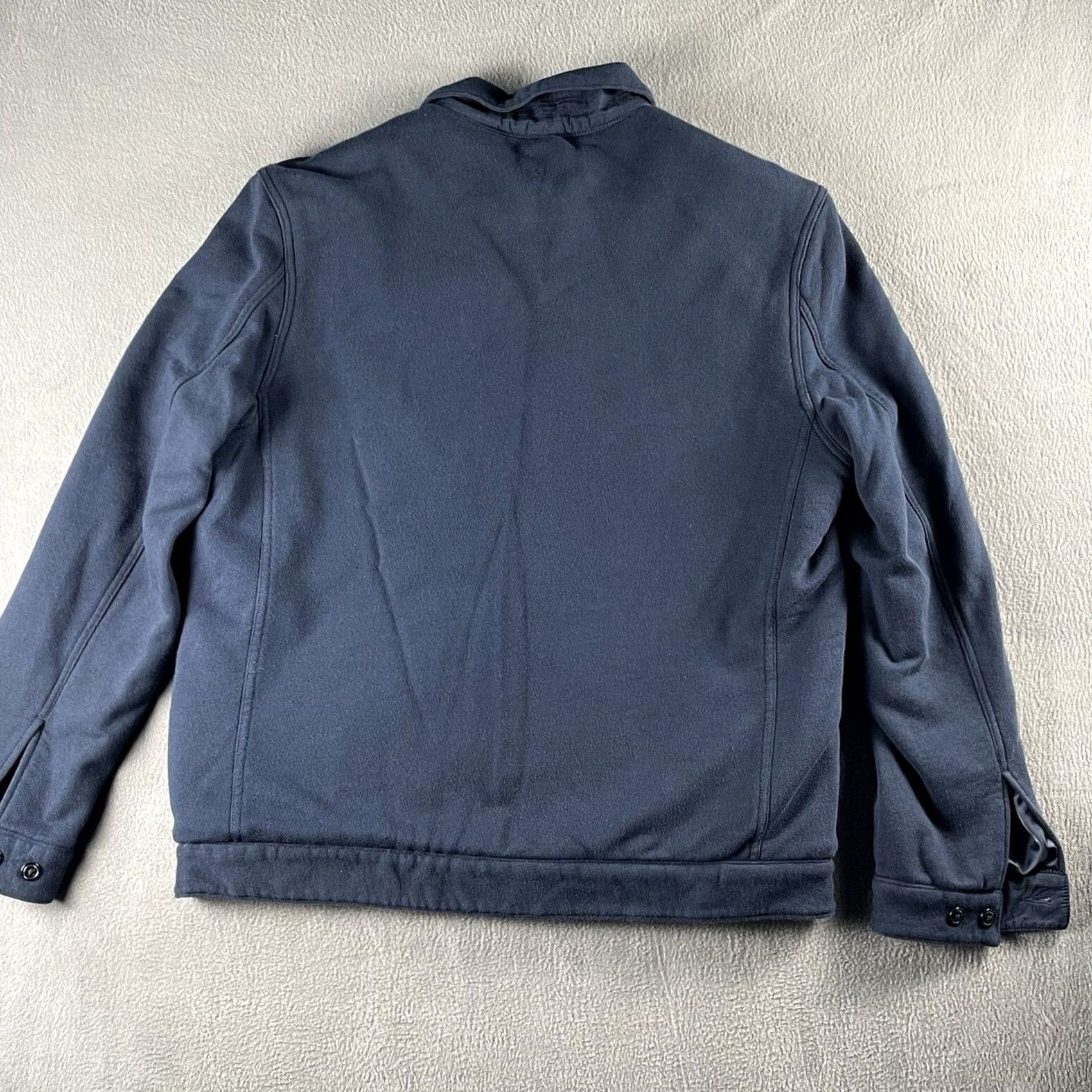 Lucky Brand Lucky Brand Coat Shirt - Mens XL Blue Sherpa Lined Military Army Casual Workwear Jacket Size US XL / EU 56 / 4 - 7 Thumbnail