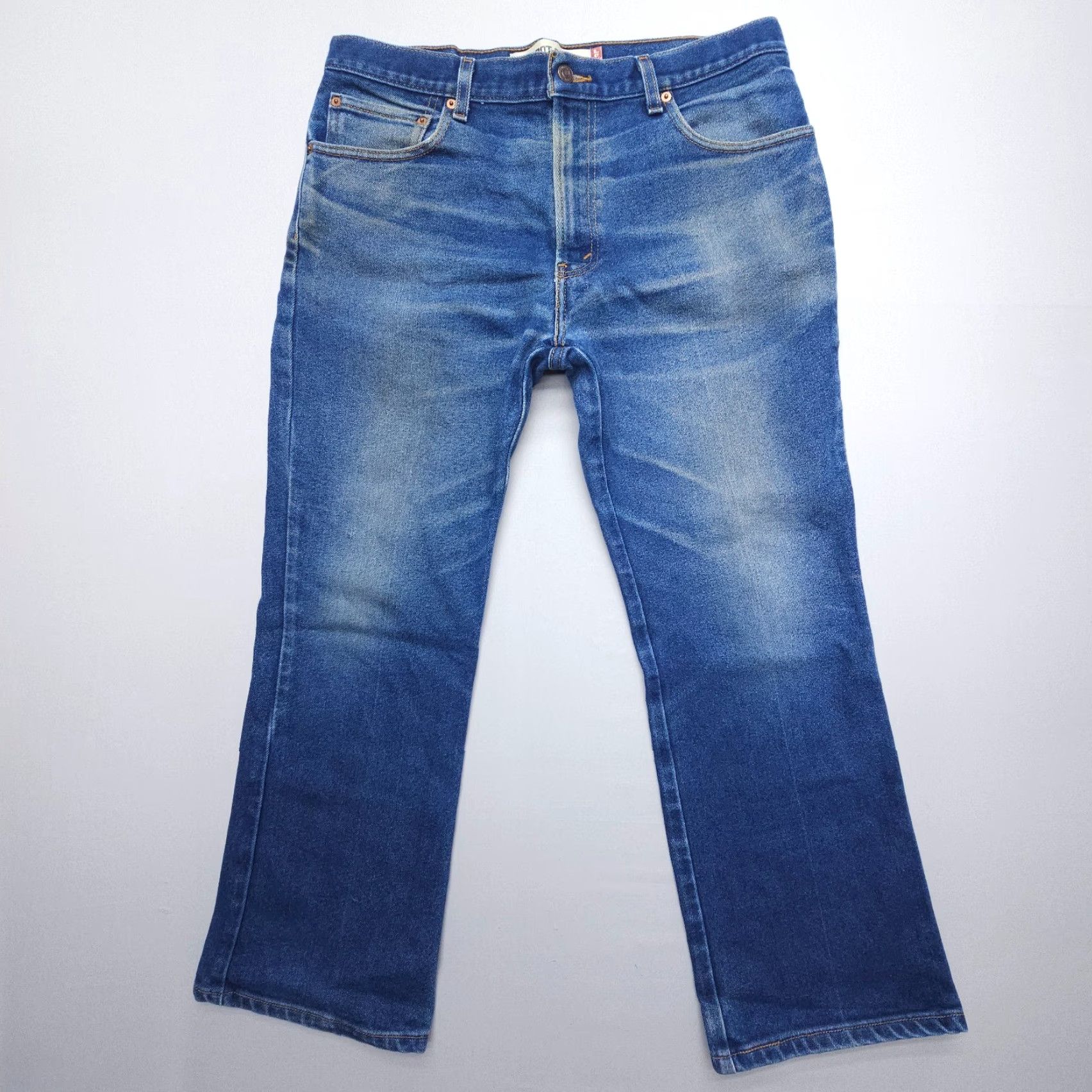 Levi's VINTAGE Levi's 517 Bootcut Jeans Mens 36 Dark Wash 5-Pocket Denim Blue 2000s USA Western Cowboy Jeans Mens Size US 36 / EU 52 - 2 Thumbnail