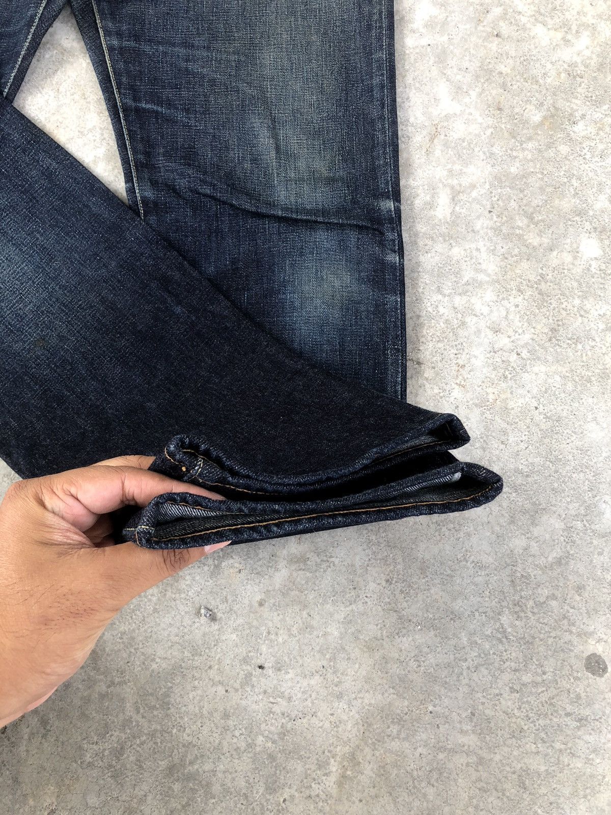 TOYS McCOY Toys Maccoy x Take Five Selvedge Denim Distressed Jeans Size US 31 - 13 Thumbnail