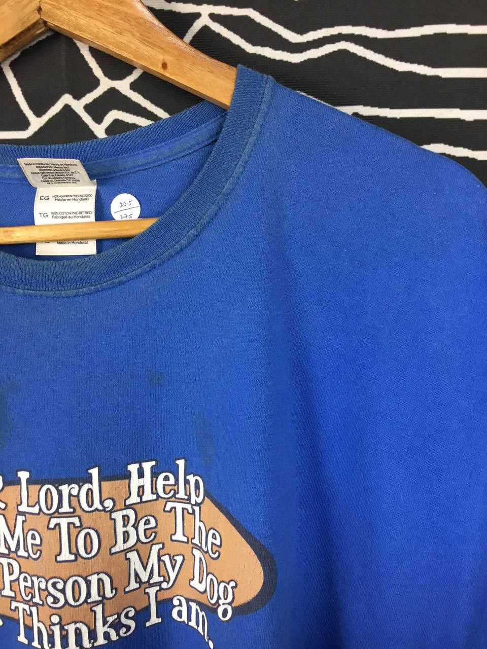 Vintage Vtg Y2K Gildan Ultra Cotton Dog Lover Quote Graphic Tee Size US XL / EU 56 / 4 - 6 Thumbnail