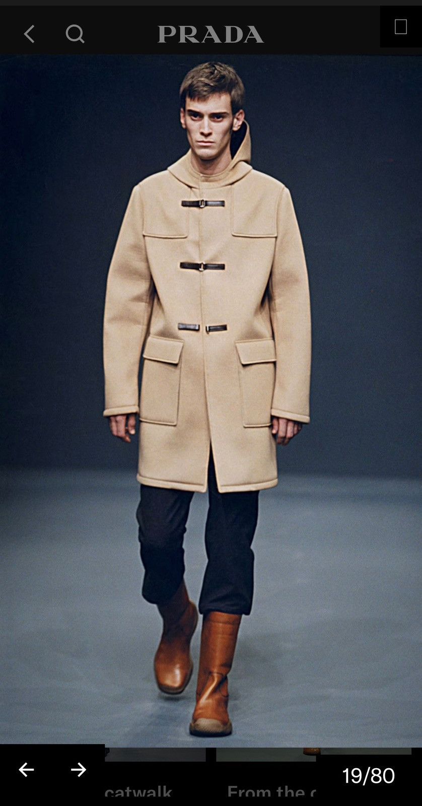 Prada Prada fw99 iconic brown nylon fur lined coat Size M / US 6-8 / IT 42-44 - 13 Thumbnail