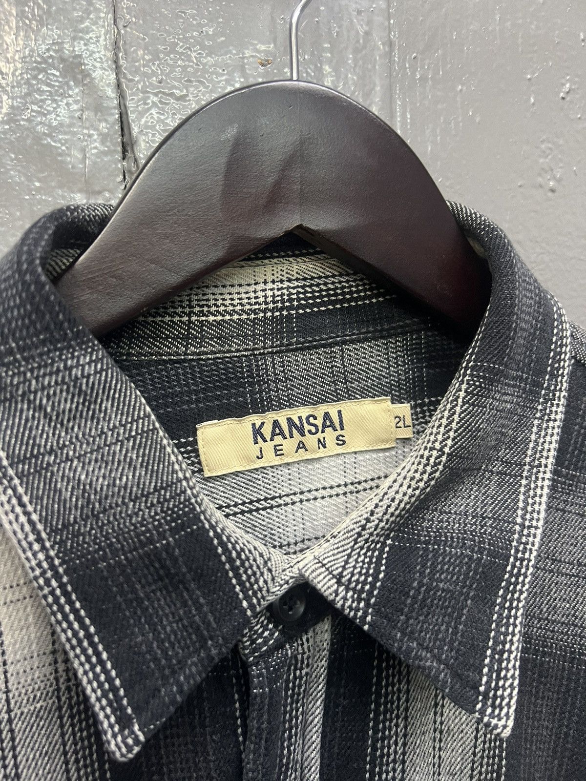 Kansai Yamamoto Kansai Jeans Flannel Plaid Size US L / EU 52-54 / 3 - 5 Thumbnail