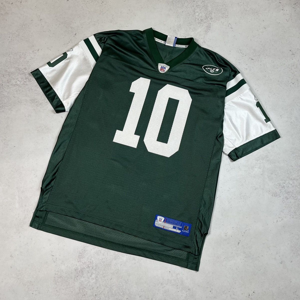 NFL Football Jersey New York Jets Chad Pennington Youth Large Nike Reebok