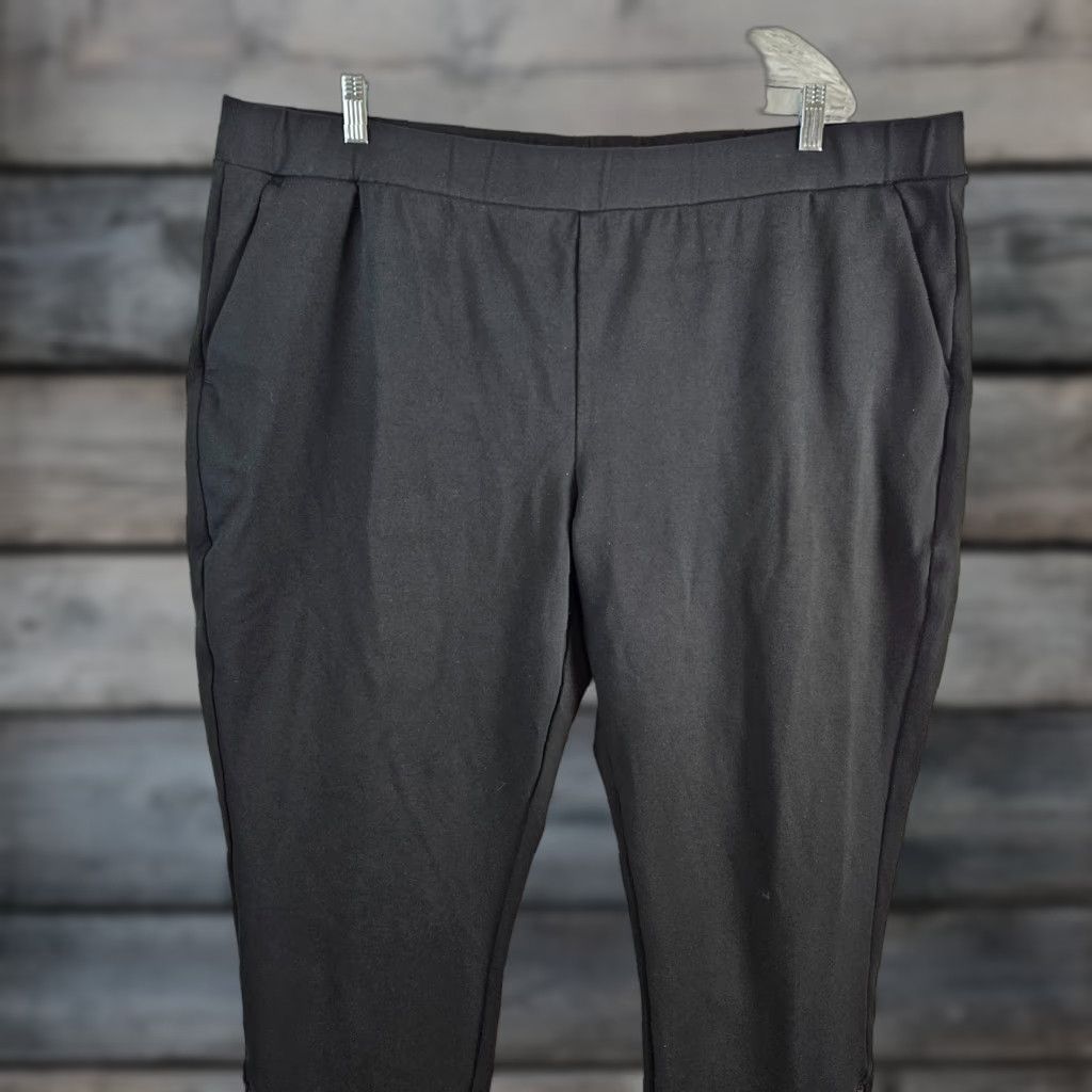 Vintage Universal Standard Womens Moro Pocket Signature Ponte Pants Sz XL 26-28 Black Size 26" / US 2 / IT 38 - 1 Thumbnail
