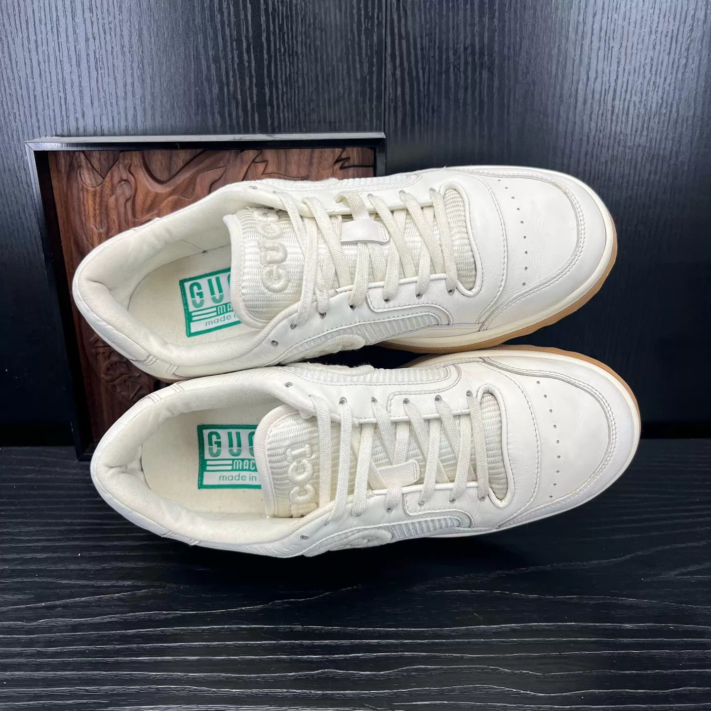 Gucci Gucci Mac80 Cream 40.5/6.5 New Original Box Size US 7.5 / EU 40-41 - 7 Thumbnail