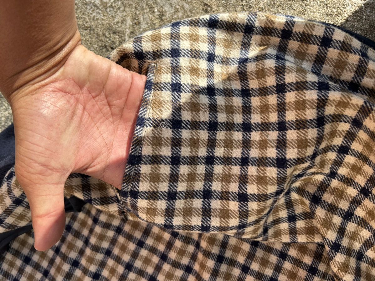 Other Vintage 80s/90s Lined Checkered Wool Raglan Bomber Jacket Size US S / EU 44-46 / 1 - 10 Thumbnail